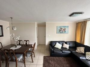 Posezení v ubytování Departamento en Serena