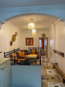 Posezení v ubytování Aftass Hostel