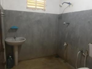 韦利格默Cinnamon Garden的带水槽、马桶和淋浴的浴室