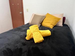 Postel nebo postele na pokoji v ubytování Departamento Río Verde