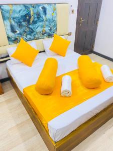 Voodi või voodid majutusasutuse Wilroma Hotel&Resort toas