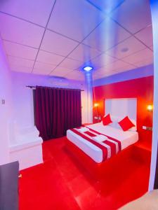 Voodi või voodid majutusasutuse Wilroma Hotel&Resort toas