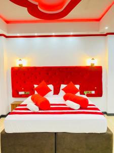 Voodi või voodid majutusasutuse Wilroma Hotel&Resort toas
