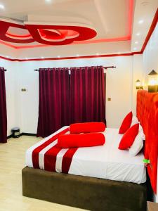 Voodi või voodid majutusasutuse Wilroma Hotel&Resort toas