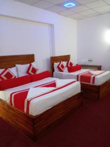 Voodi või voodid majutusasutuse Wilroma Hotel&Resort toas