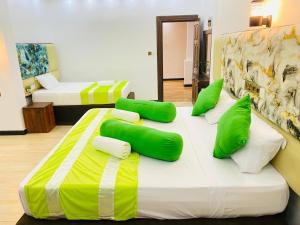 Voodi või voodid majutusasutuse Wilroma Hotel&Resort toas