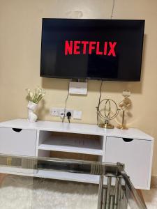 TV a/nebo společenská místnost v ubytování Solange homes