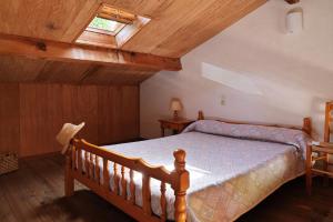 Ένα ή περισσότερα κρεβάτια σε δωμάτιο στο Motel de Porticcio