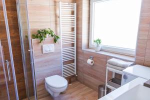 Koupelna v ubytování Apartman Japlenški
