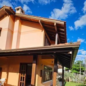 Bygningen som feriehuset ligger i