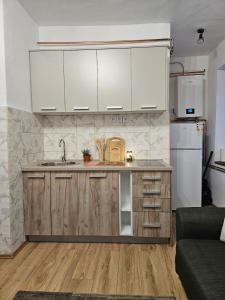 a kitchen with a sink and a counter top at Apartman Begovic in Kolašin +6 photos