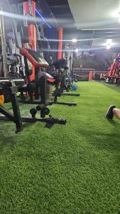 Centrum fitness w obiekcie Hotel Adelmo's