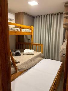 Postel nebo postele na pokoji v ubytování Village Barra Grande Apt 117 Cond Viva Barra
