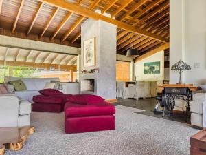 Χώρος καθιστικού στο Luxuosa casa Térrea em Itu