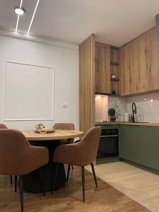 Η κουζίνα ή μικρή κουζίνα στο Green Apartment&Spa