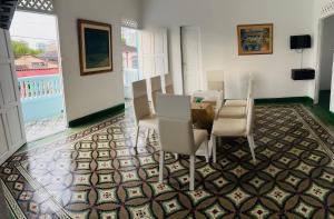 Istumisnurk majutusasutuses Casa Turbay