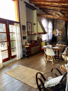 Χώρος καθιστικού στο Apartamento Rural Cal David