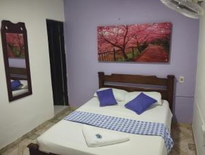 Postel nebo postele na pokoji v ubytování Hotel Sol y Mar
