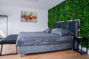 Ένα ή περισσότερα κρεβάτια σε δωμάτιο στο Zimmer in zentraler Lage Rostock No 2