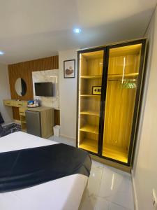 Eldhús eða eldhúskrókur á Rehana Pyramids Hotel