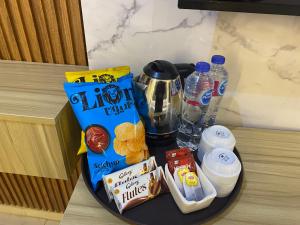 Kaffi- og teaðstaða á Rehana Pyramids Hotel