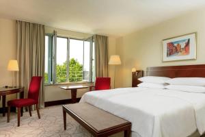 Voodi või voodid majutusasutuse Sheraton Carlton Nuernberg toas