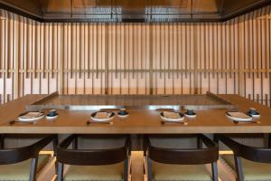 西安丽思卡尔顿酒店餐厅或其他用餐的地方