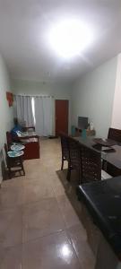 Χώρος καθιστικού στο Casa de praia