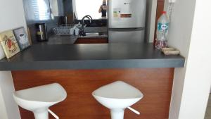 Posezení v ubytování lindo depto en Concón con excelente ubicación
