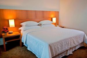 Postel nebo postele na pokoji v ubytování Sheraton Vitoria