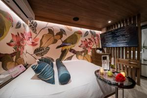 Postel nebo postele na pokoji v ubytování Hotel CARA 大人専用Adult only hotel