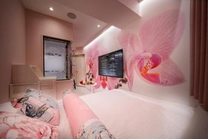 Postel nebo postele na pokoji v ubytování Hotel CARA 大人専用Adult only hotel