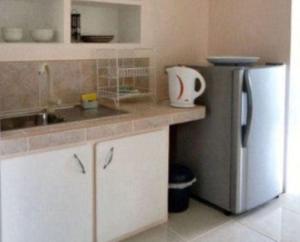 Kuchyň nebo kuchyňský kout v ubytování High Steps Pension