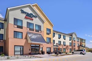a rendering of the front of a hotel at TownePlace Suites by Marriott Gillette in Gillette