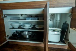 Dapur atau dapur kecil di SUS Resort沖縄古宇利島