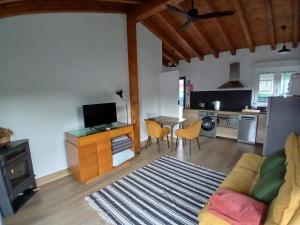 TV a/nebo společenská místnost v ubytování Mirando a los Picos de Europa