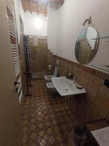 Koupelna v ubytování Piaggetta B&B