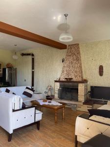 Posezení v ubytování Stone Villa Ballabanec Kruje