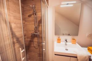 Ένα μπάνιο στο Loft lumineux très spacieux - Parking gratuit