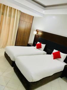 Letto o letti in una camera di Hotel Oscar 1