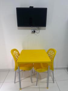 TV a/nebo společenská místnost v ubytování Dunas Flat