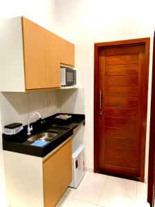 Kuchyň nebo kuchyňský kout v ubytování Dunas Flat