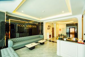 Posezení v ubytování Ngọc Minh Châu Hotel