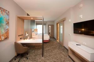 TV a/nebo společenská místnost v ubytování Springhill Suites By Marriott Athens Downtown/University Area