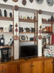 Η κουζίνα ή μικρή κουζίνα στο Giardino in via