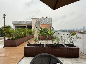 Balkón nebo terasa v ubytování Hotel EDEN