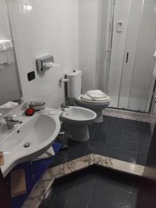 Koupelna v ubytování Hotel Sant'Elia