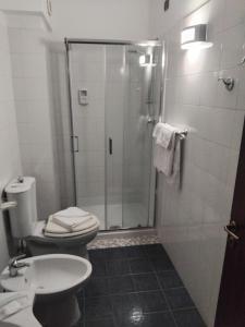 Koupelna v ubytování Hotel Sant'Elia