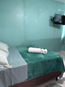 Postel nebo postele na pokoji v ubytování Suite 2 - Praia bonita hospedagem, agora com ar condicionado + 29 fotografií