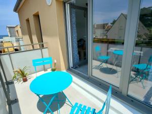 Balkón nebo terasa v ubytování Appartement à 50 m de la mer, idéal famille